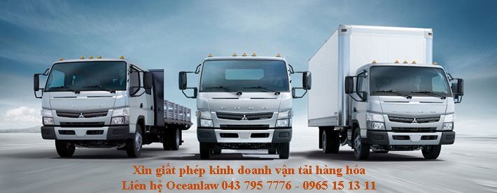 Giấy phép kinh doanh vận tải hàng hóa
