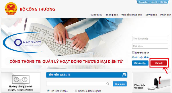 hồ sơ đăng ký website
