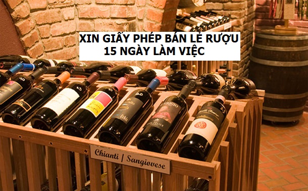 Xin giấy phép bán lẻ rượu